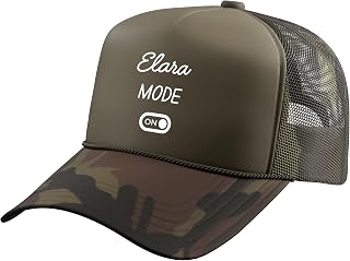 Elara Mode On Name Trucker Hat with Adjustable Mesh Back