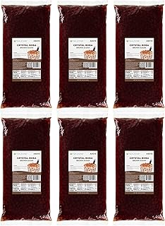 TEA ZONE A6015 Crystal Boba, Brown Sugar flavor for beverages, sweets, ice cream