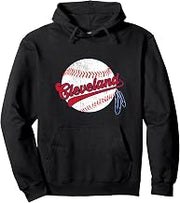 Vintage Cleveland Baseball Pullover Hoodie