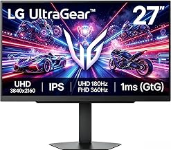 LG 27" Ultragear 4K UHD IPS Gaming Monitor, 1ms
