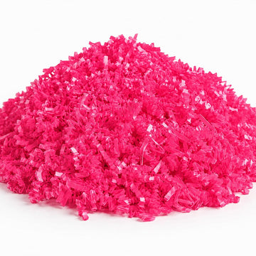 Crinkle Paper Shred – 10 lb., Fuchsia Pink, Decorative Package Filler, Recyclable