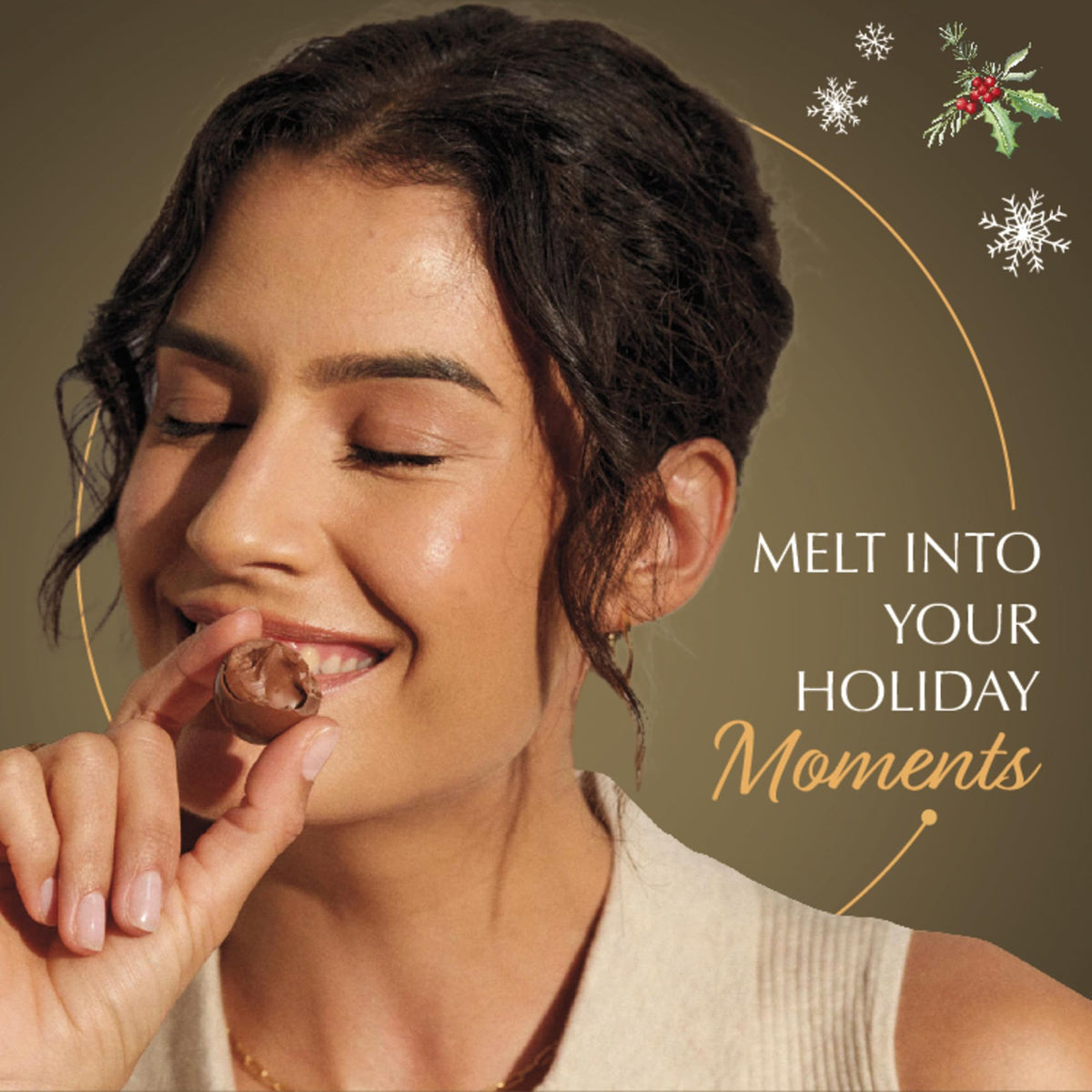 LINDOR Holiday Assorted Chocolate Candy Tree Gift Box by Lindt – 3.9 Ounce