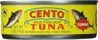 Cento Solid Packed Tuna in Olive Oil, 5 Ounce
