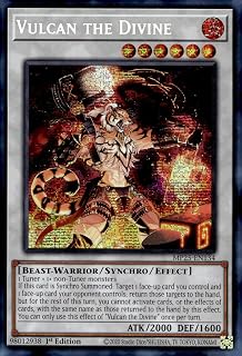Vulcan The Divine - MP25-EN134 - Prismatic Secret Rare - 1st Edition