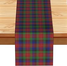 Clan Tennant Tartan Table Runner 13x72 Inch