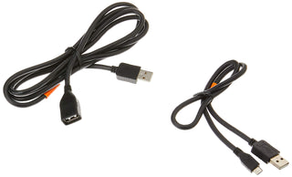 CD-MU200 Micro USB Cable with USB Extension by PIONEER – 19 inches, Copper, Black, Model CDMU200