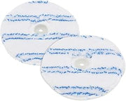 Global Industrial Replacement Microfiber Pads for Mini Floor Scrubber, 2 Pack