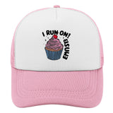 I Run On Emus Hat Trucker Hat for Men Baseball Caps Funny Gifts Pink by Povmekd – One Size, Cotton, Pink