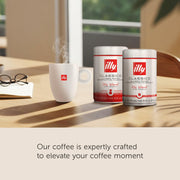 Ground Drip Coffee by illy – 4.4 Ounce (Pack of 1), Classico Ground Drip Medium Roast