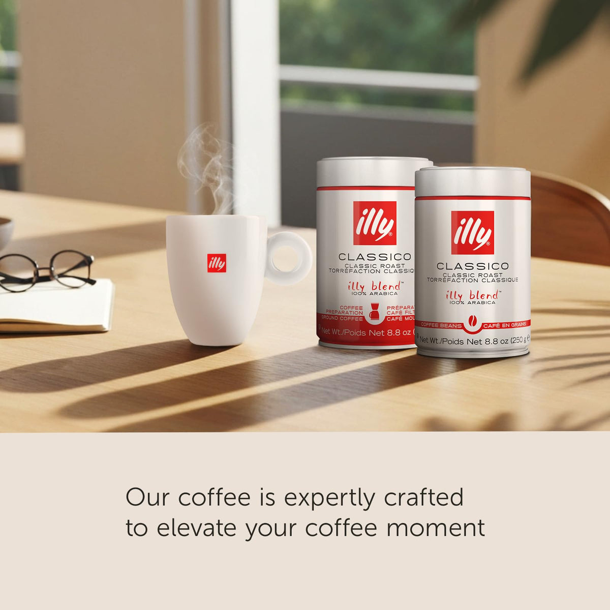 Ground Drip Coffee by illy – 8.8 Ounce (Pack of 1), Model 7394