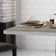 Flash Furniture White/Gray / 30" x 48" Rectangular / Classic Tables