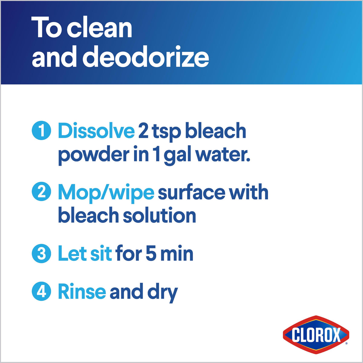 Concentrated Bleach Powder by Clorox – 21.1 Ounce (Pack of 1), Model TU_1674040
