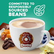 Duos Nutty + Caramel Keurig Single-Serve K-Cup Pods by The Original Donut Shop – 24 Count (Pack of 8), Model The Original Donut Shop Duos