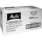 MLA620014, Basket-style Coffeemaker Coffee Filters, 800 / Box, White by Melitta – 8 to 12 cups, Paper, White, Pack of 800