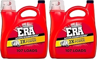 Era 2X Ultra Active Stainfighter Formula Regular Liquid Laundry Detergent 154 lf oz 107 Loads (Pack of 2)