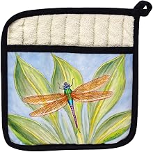 Betsy Drake PT299 Dicks Dragonfly Pot Holder
