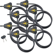 Master Lock 8 Pack / yellow and black / Modern Cables & Chains
