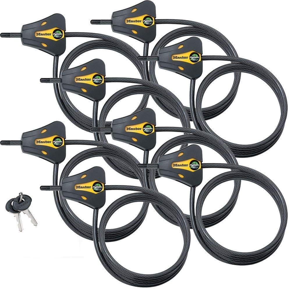 Master Lock 8 Pack / yellow and black / Modern Cables & Chains