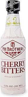 Fee Brothers Cherry Cocktail Bitters, 5 fl oz (150ml) | Aromatic Cocktail Mixer & Concentrated Flavoring, Gluten Free, Vegan-Friendly