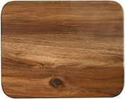 Farberware Acacia Wood Cutting Board, 8" x 10" - Reversible Charcuterie Board for Kitchen Prep, Chopping Meats & Veggies, Gentle on Knives, Kitchen Starter & Gift Essential