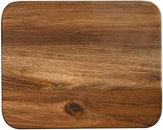 Farberware Acacia Wood Cutting Board, 8" x 10" - Reversible Charcuterie Board for Kitchen Prep, Chopping Meats & Veggies, Gentle on Knives, Kitchen Starter & Gift Essential