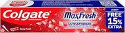 Colgate MaxFresh Toothpaste, Red Gel Tooth Paste with Menthol for Super Fresh Breath, 70g (Spicy Fresh)