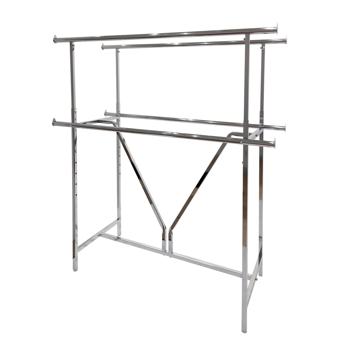 Clamp-On Hangrail for Double Bar Racks 60" (Pack of 2) by Econoco – 60", Metal, Multicolor, Pack of 2, Model KH2