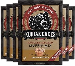 Kodiak Cakes Muffin Mix, Chocolate Chip (Pack of 6)