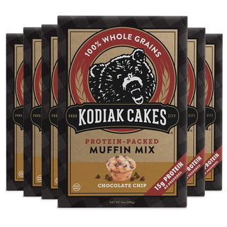 Muffin Mix by Kodiak Cakes – 14 Ounce (Pack of 6), Pack of 6, Model 10705599013123