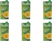 Pacific Foods Light in Sodium Organic Butternut Squash Soup, 32 oz (6 Pack)