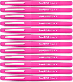 Paper Mate Flair Felt Tip Pens, Medium Point 1.0mm (12-Pack, Pink)