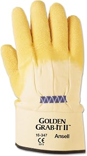 Ansell Size 10 Golden Grab-It II Heavy Duty Cut Re