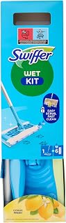 Swiffer Wet Floor Mop Starter Kit with Broom Handle and 6 Cloths