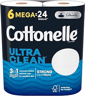 Cottonelle Ultra CleanCare Toilet Paper, Strong