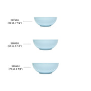 Blue Jade melamine dinnerware collection 54 oz by Thunder Group – 54.0 ounces, Melamine, Light Blue, Model 5980
