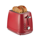 2 Slice Toaster With Bagel by Hamilton Beach – 2 Slice, Plastic, Red, Model 22914