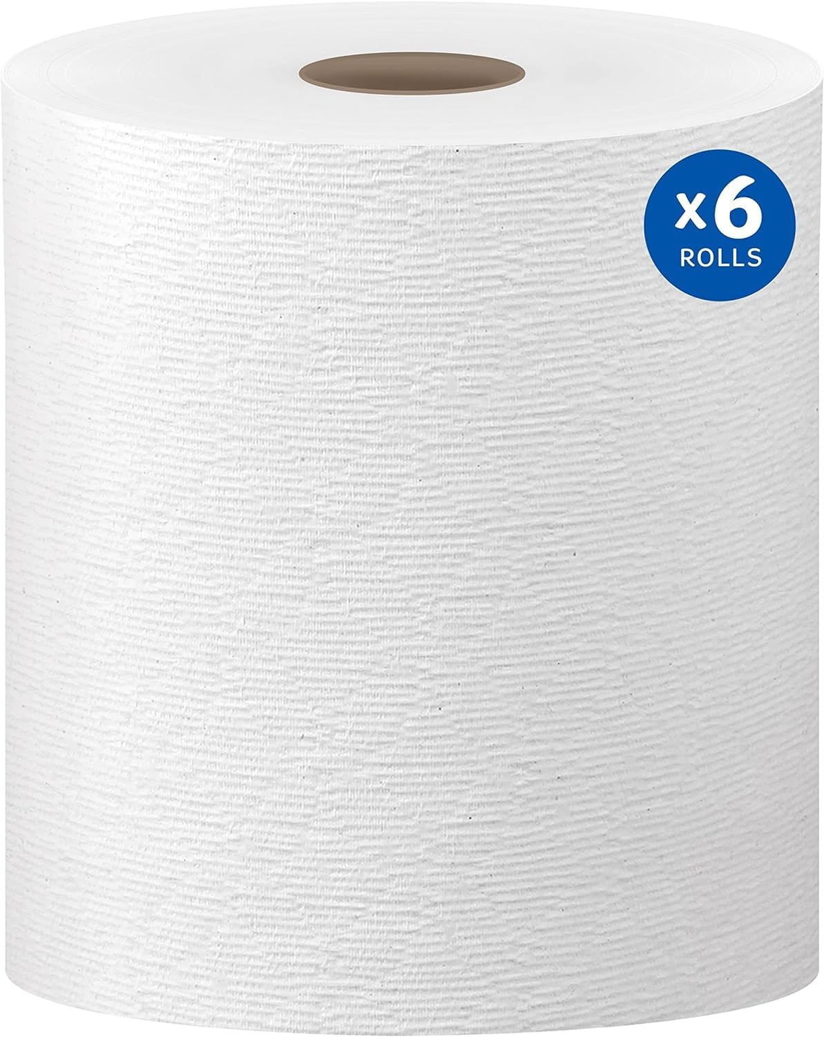 50606 Kleenex Hard Roll Paper Towels – 6 Rolls (600 Sheets each), Paper, White, Pack of 6, Model KCC50606