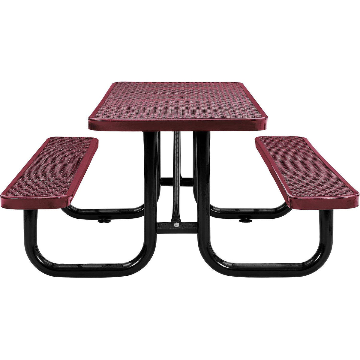 Global Industrial Red / 72 x 30 x 29.5 inches / Industrial Picnic Tables