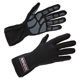 Racing Gloves Non-SFI Outseam S/L Medium by Allstar Performance – Medium, Nomex, Black, Model ALL913012