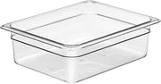 Cambro Camwear Food Pan, 1/2 by 4-Inch, Clear