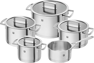 ZWILLING Cookware Set Vitality 5 Parts, Stainless Steel, Silver, 48 x 38 x 28 cm