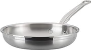 Hestan ProBond Collection - Professional Clad Stainless Steel Frying Pan, Induction Cooktop Compatible, 8.5-Inch