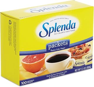 SPLENDA 200022CT No Calorie Sweetener Packets, 0.035 oz Packets