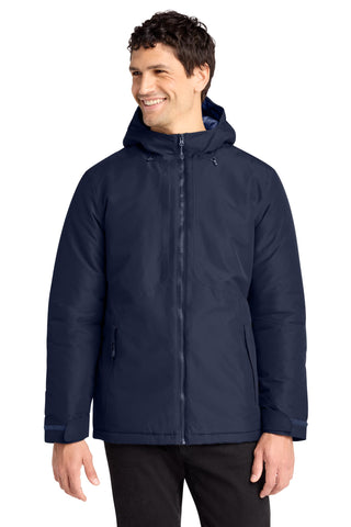 Men's Venture Waterproof Insulated Winter Jacket by Port Authority – 3X-Large, Dress Blue Navy, Model J362