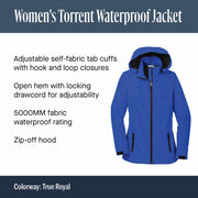 Ladies Torrent Waterproof Jacket by Port Authority – 3X-Large, Deep Red, Model L333