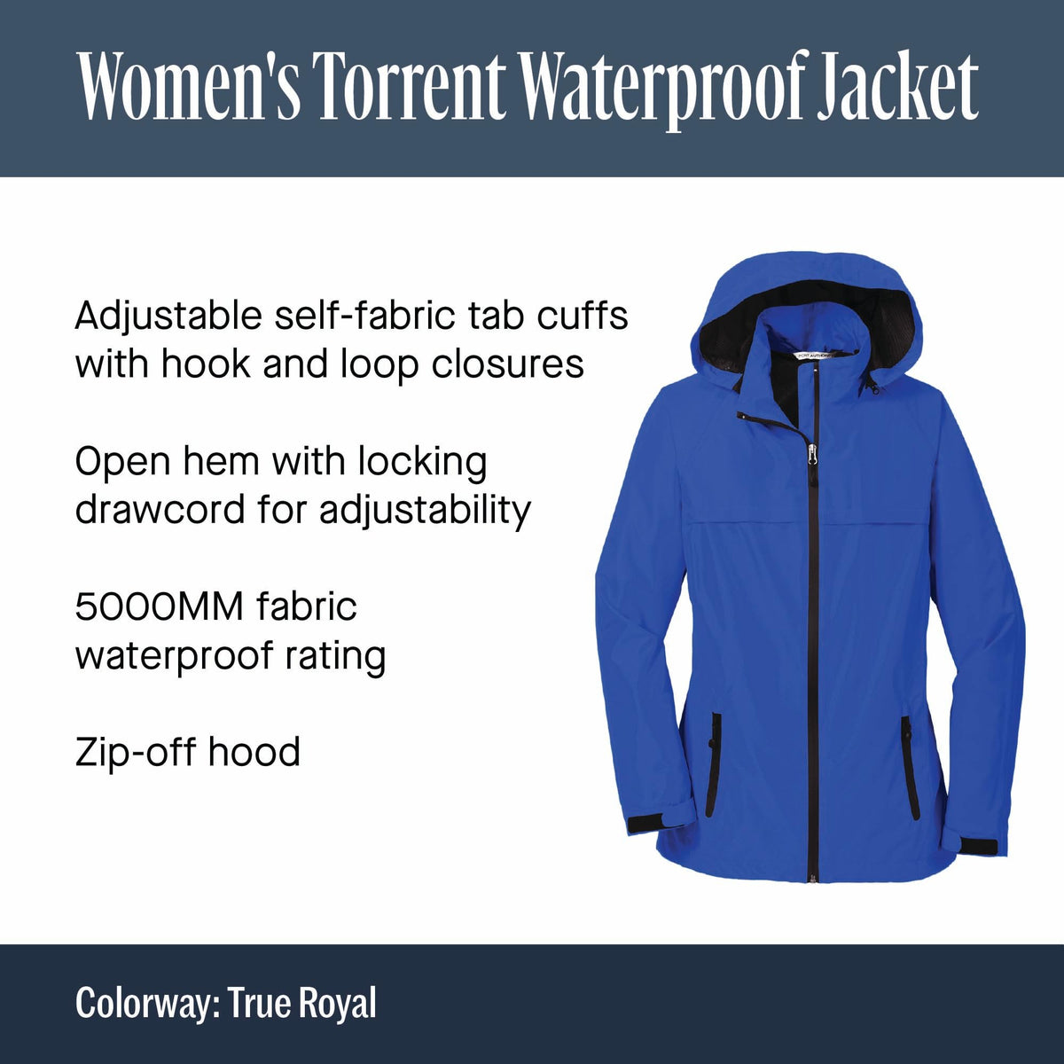 Ladies Torrent Waterproof Jacket by Port Authority – 3X-Large, Deep Red, Model L333