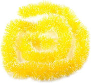 2m Long Garland Tinsel Ribbon Christmas Tree Ornament Home Party Decoration - Yellow