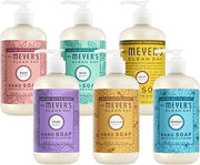 Mrs. MEYER'S Clean Day Liquid Hand Soap Variety Pack 12.5 Fl Oz Each, 1 CT (Rose + Lilac + Mint + Daisy + Dewdrop + Honeycomb)