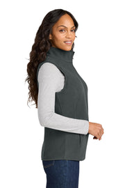 Women's Fleece Vest by Port Authority – XX-Large, Polyester Blend, Grey Steel, Model L702