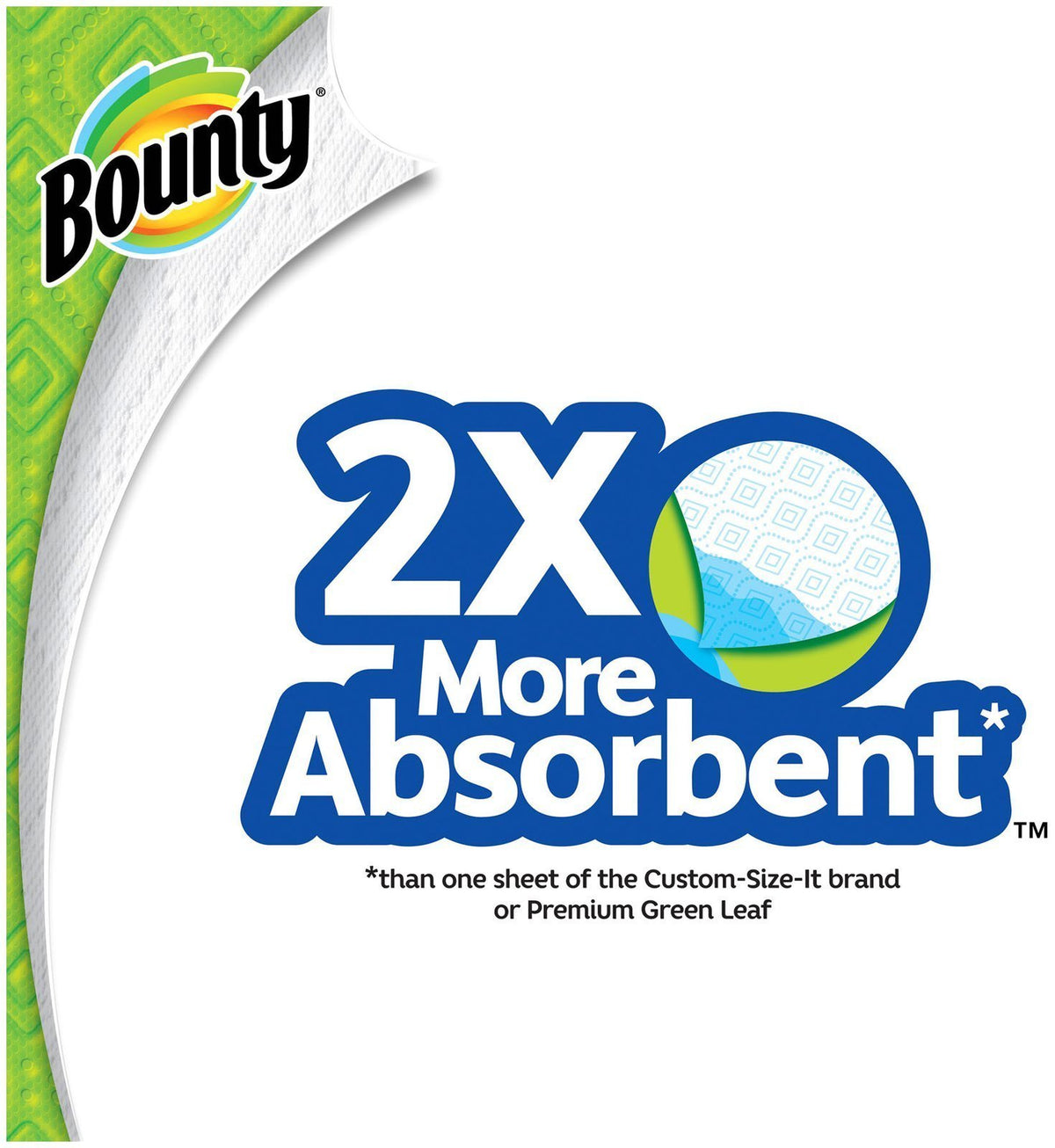 Bounty 1 / 84 Count (Pack of 12) / White Paper Towels